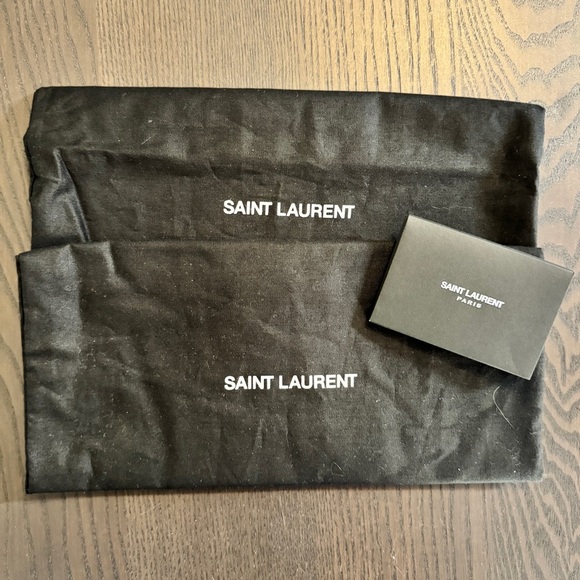 Saint Laurent Pony Maxi Samba Nero Fonce Smoking 15 Slipper Size 42/9 - Picture 9 of 11